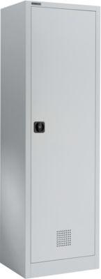 Schäfer Shop Select Garderobenschrank EASY-WEAR, Zylinderschloss, H 1935 mm, weißalu RAL 9006
