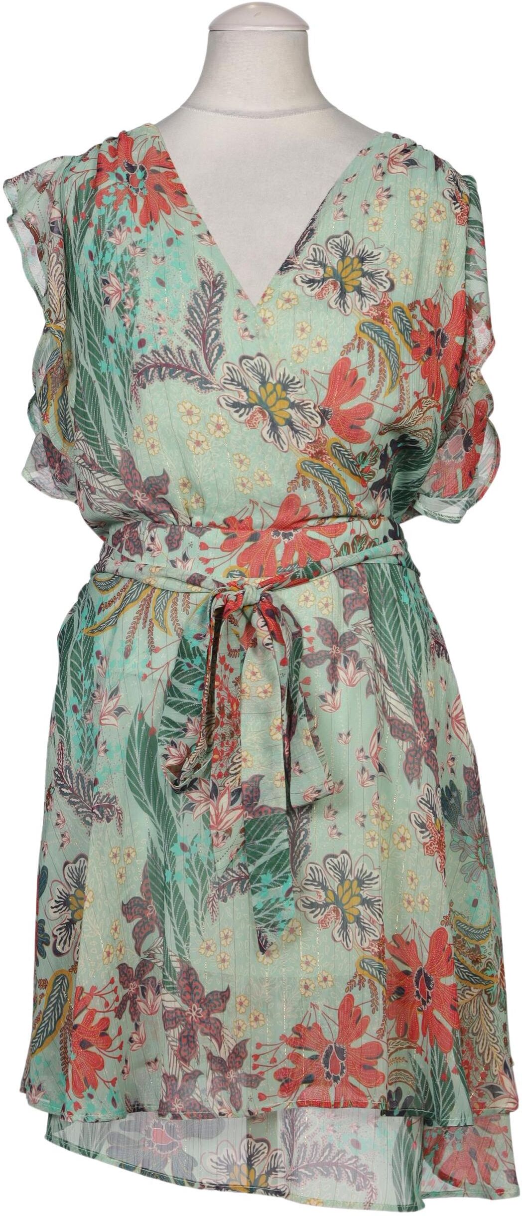 NAF NAF Damen Kleid, Grün, Gr. EU 36, Synthetik - Second Hand