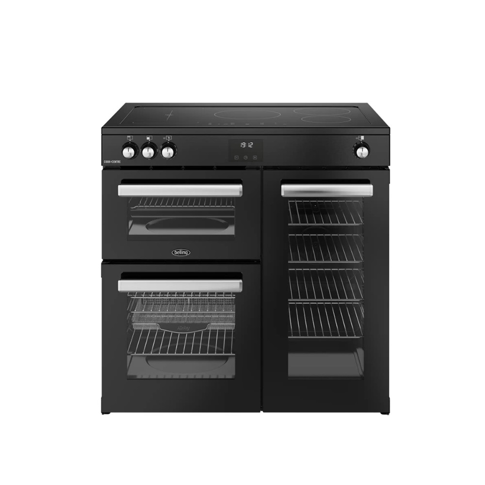 Belling COOKCENTRE 90Ei BLK, Zwart