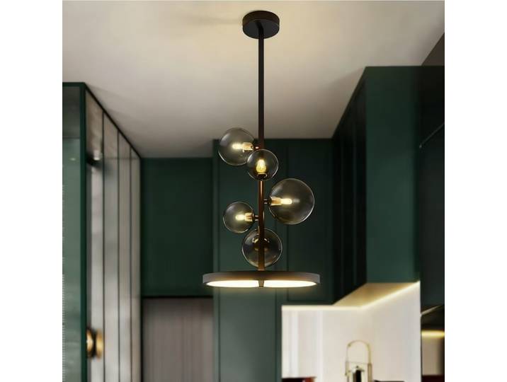 Lustre en verre d'art moderne, éclairage créatif personnalisé pour Restaurant, chambre à coucher, Bar, décoration nordique pour la maison