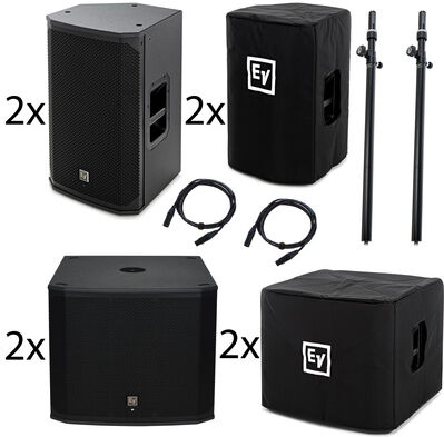 EV EKX-12P/18SP Power Bundle noir