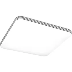 OSRAM LEDVANCE ORBIS SQUARE CLICK SENSOR LED Wand- und Deckenleuchte Warmweiß 53 cm Stahl Weiß, 472839