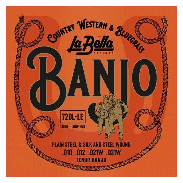 La Bella 720 L Tenor Banjo Loop 010/031 (Banjo, 0.01") (720L-LE)