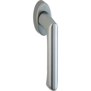 Hoppe-AG Fenstergriff Brest 10761111 Secustik, 32-42 mm Stiftlänge, Metall, dunkelsilber