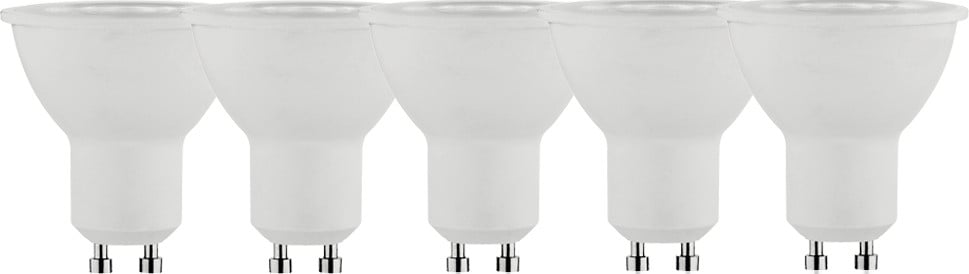 Müller-Licht LED-lamp met reflector, 4,7W, GU10, 350lm, warm wit, 2700K, 36°, 5 stuks