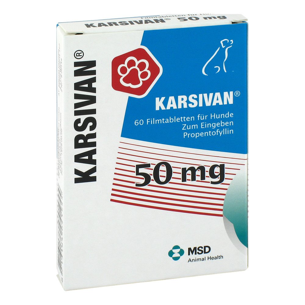 Intervet Deutschland GmbH Karsivan 50 veterinär Filmtabletten 03069995