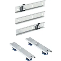 Geberit Set Füße und Traversen für Duschwanne aus Sanitärcryl, Füße höhenverstellbar 6-12 cm, 550.950.00.1