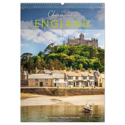 Charmantes England (Wandkalender 2027 DIN A2 hoch), CALVENDO Monatskalender