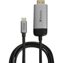 Verbatim USB-C® Adapterkabel [1x USB-C® Stecker - 1x HDMI-Stecker] 49144 1.50 m 4K UHD
