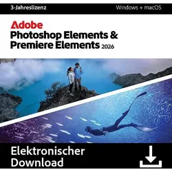 ADOBE Photoshop & Prem.Elements 2026 3Y Download-Code, ESD