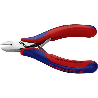 Knipex 77 12 115 Elektrotechnik und Feinwerktechnik Seitenschneider mit Facette 115 mm