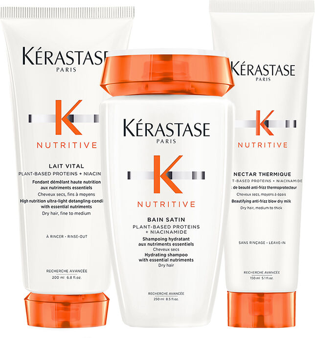 Kérastase Nutritive Bain Satin Hydrating Shampoo 250ml, Lait Vital 20