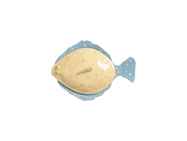 & klevering - Plat de service PLAICE - Jaune - Grès
