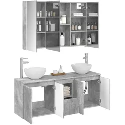 vidaXL, Badmöbelset, Badezimmer-Waschtisch