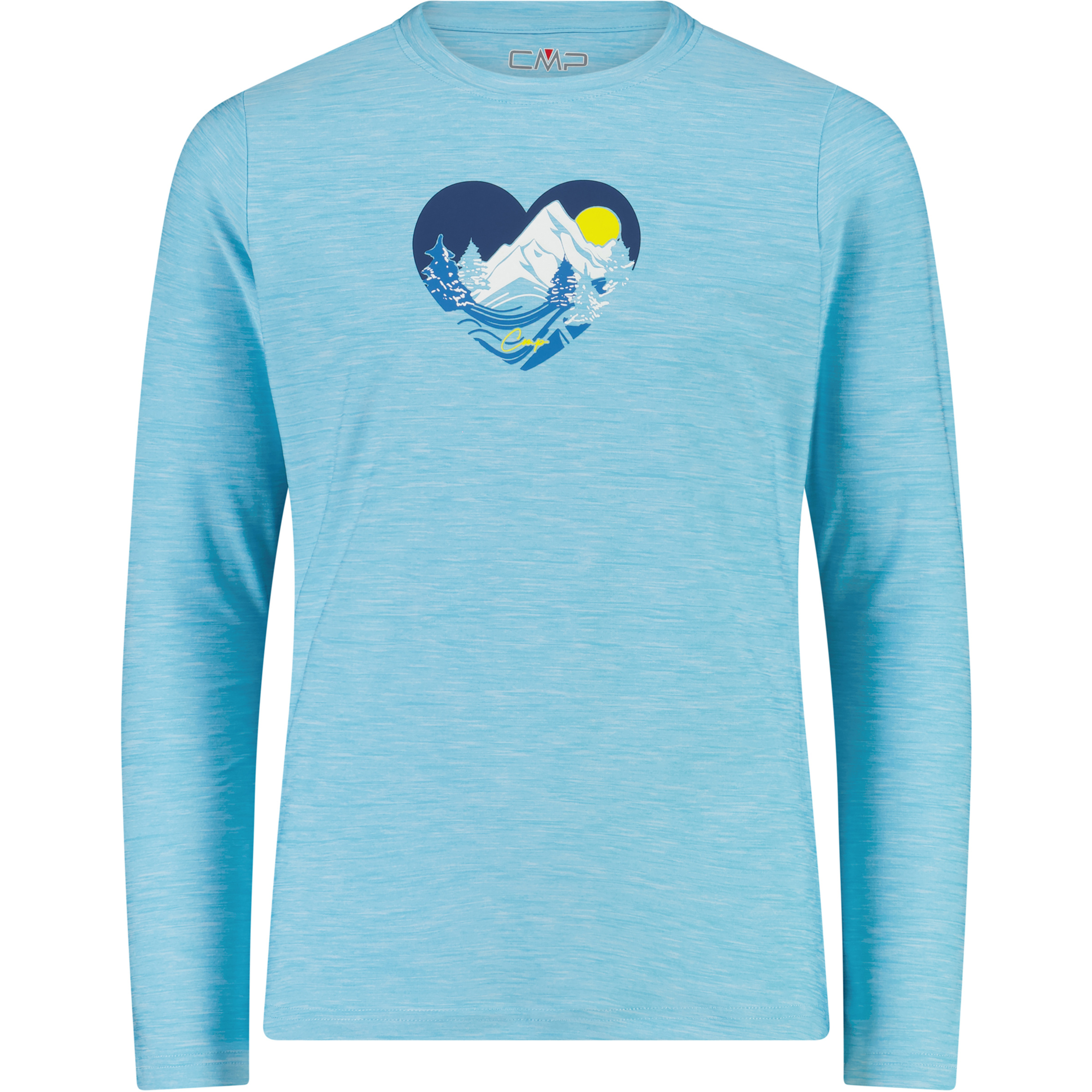 CMP Kinder Longsleeves blau Größe 110 Trekking Elastisch