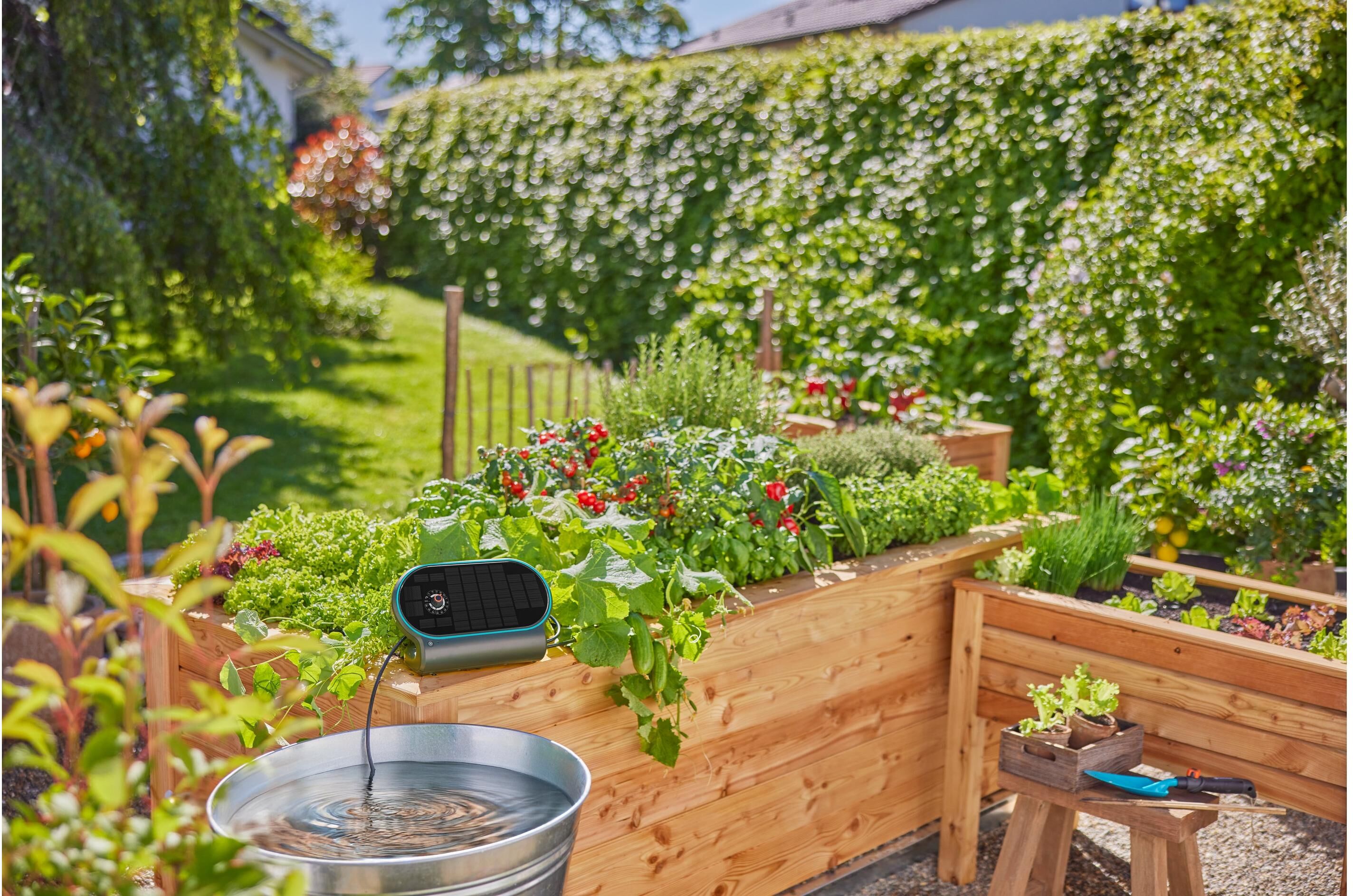 Bewässerungssystem GARDENA "AquaBloom L Set", schwarz, Bewässerungs-Sets, Bewässerungssystem schwarz Einheitsgröße