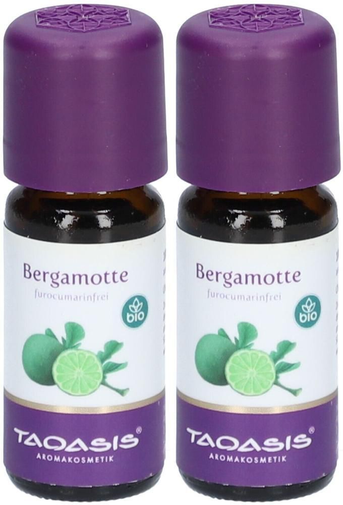 TAOASIS Bergamotte ÖL Bio furocumarinfrei 2x 2x10 ml Ätherisches Öl