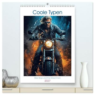 Coole Typen (hochwertiger Premium Wandkalender 2027 DIN A2 hoch), Kunstdruck in Hochglanz