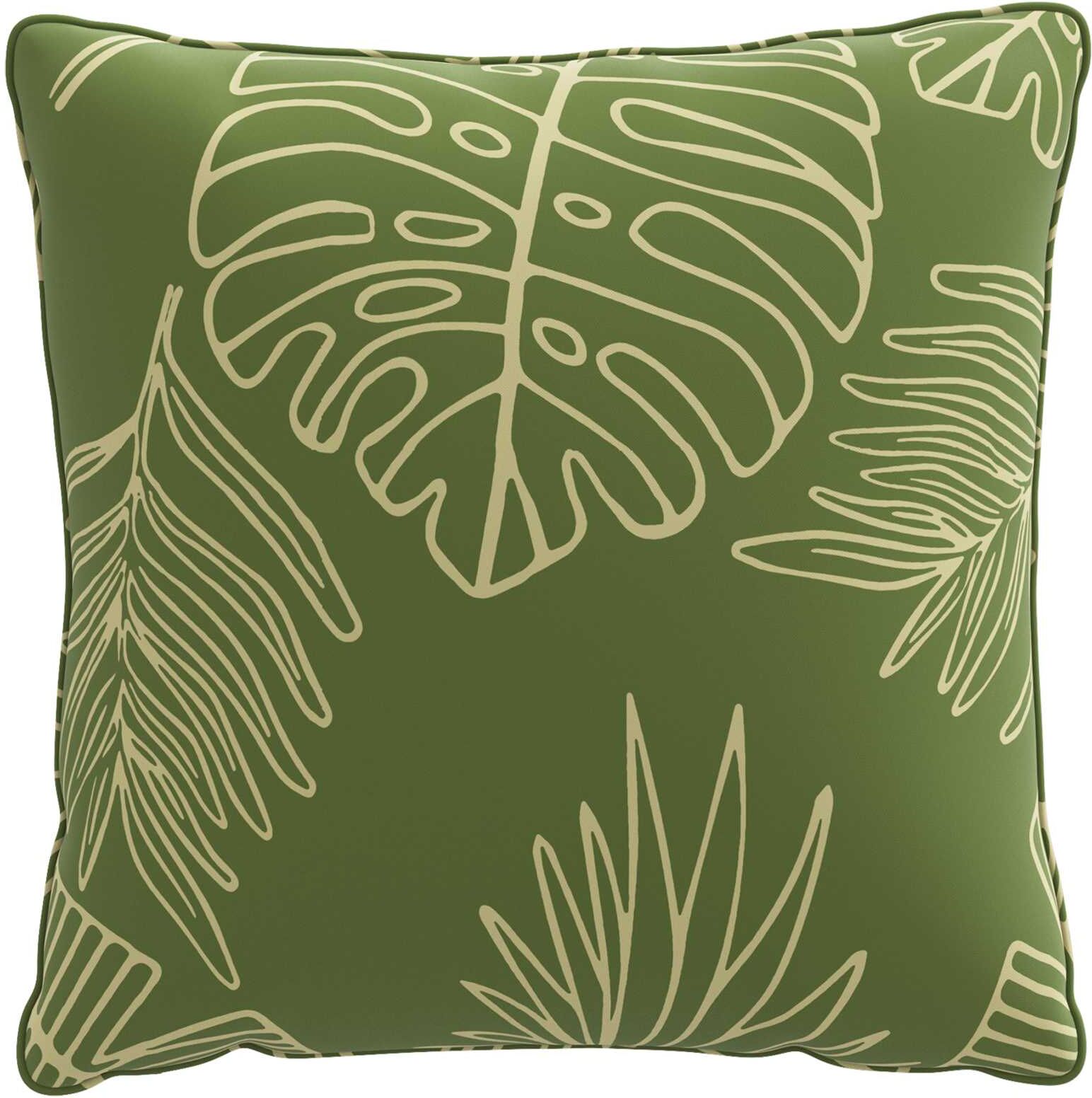 vidaXL Coussin de dos PUTTEN 100 % polyester Modèle feuille