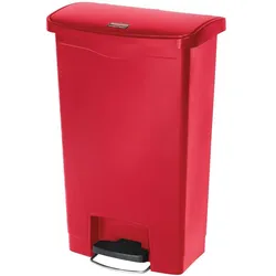 Rubbermaid Tretabfallsammler, Abfalleimer, Rot