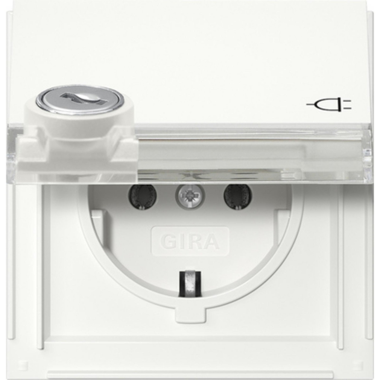 Gira Schuko stopcontact met slot gelijk + B 456966