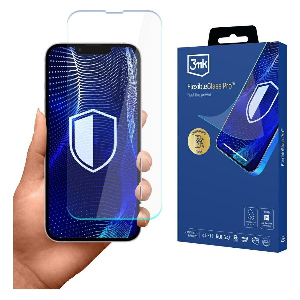 3MK Szkło Hybrydowe FlexibleGlass Pro do Apple iPhone 16E (Apple iPhone 16e) (5903108570435)