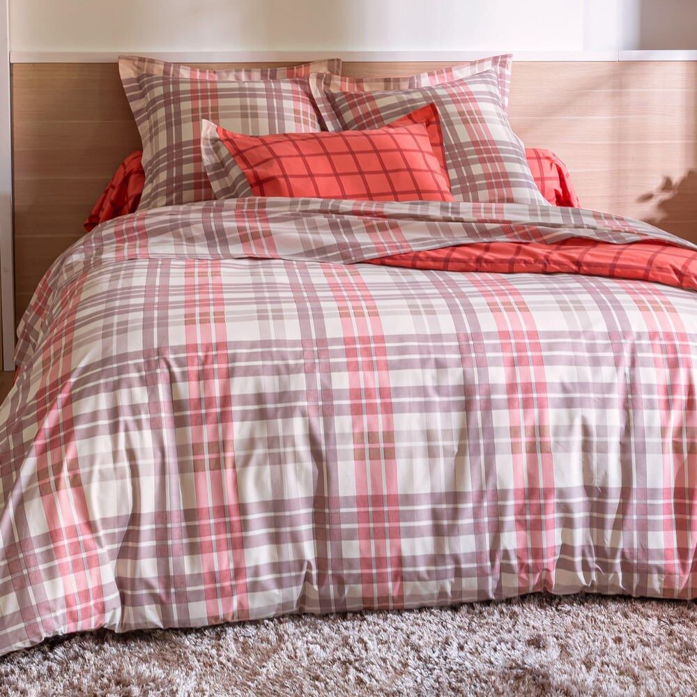 Becquet Drap-housse en coton rose 160x200x28cm Rose 200x28x160cm