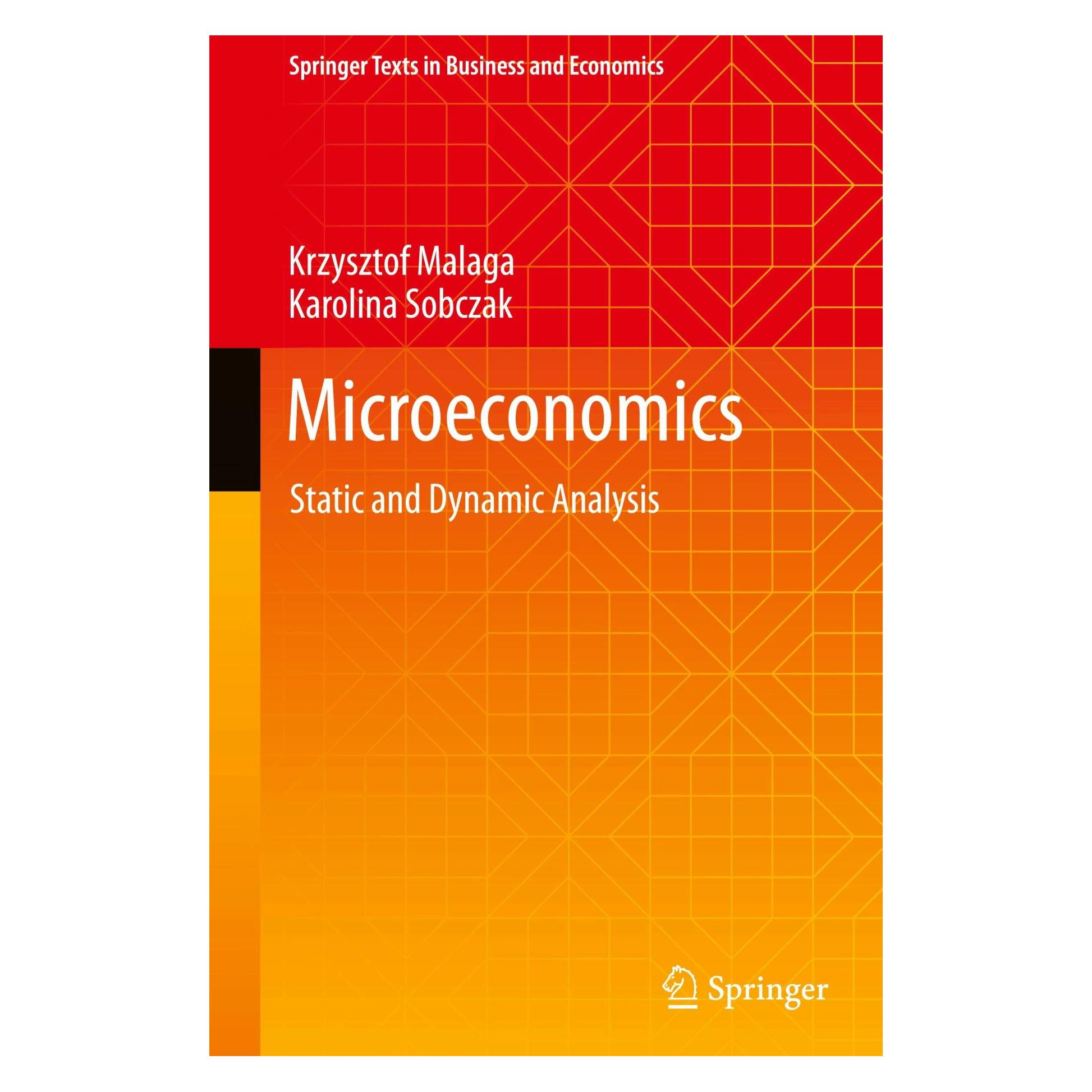 Springer Microeconomics (Englisch, Hardcover, Karolina Sobczak, Krzysztof Malaga) (9783031105531)