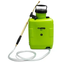 Handsprüher 12L Messing Lanze für aggressive und ätzende Produkte Garten Dächer VITO