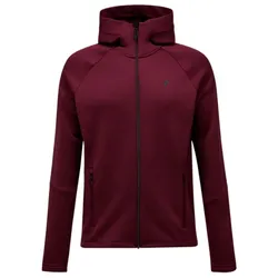 Peak Performance Herren Rider Essentials Midlayer Zip Hood PORTO/PORTO - XL - rot - XL