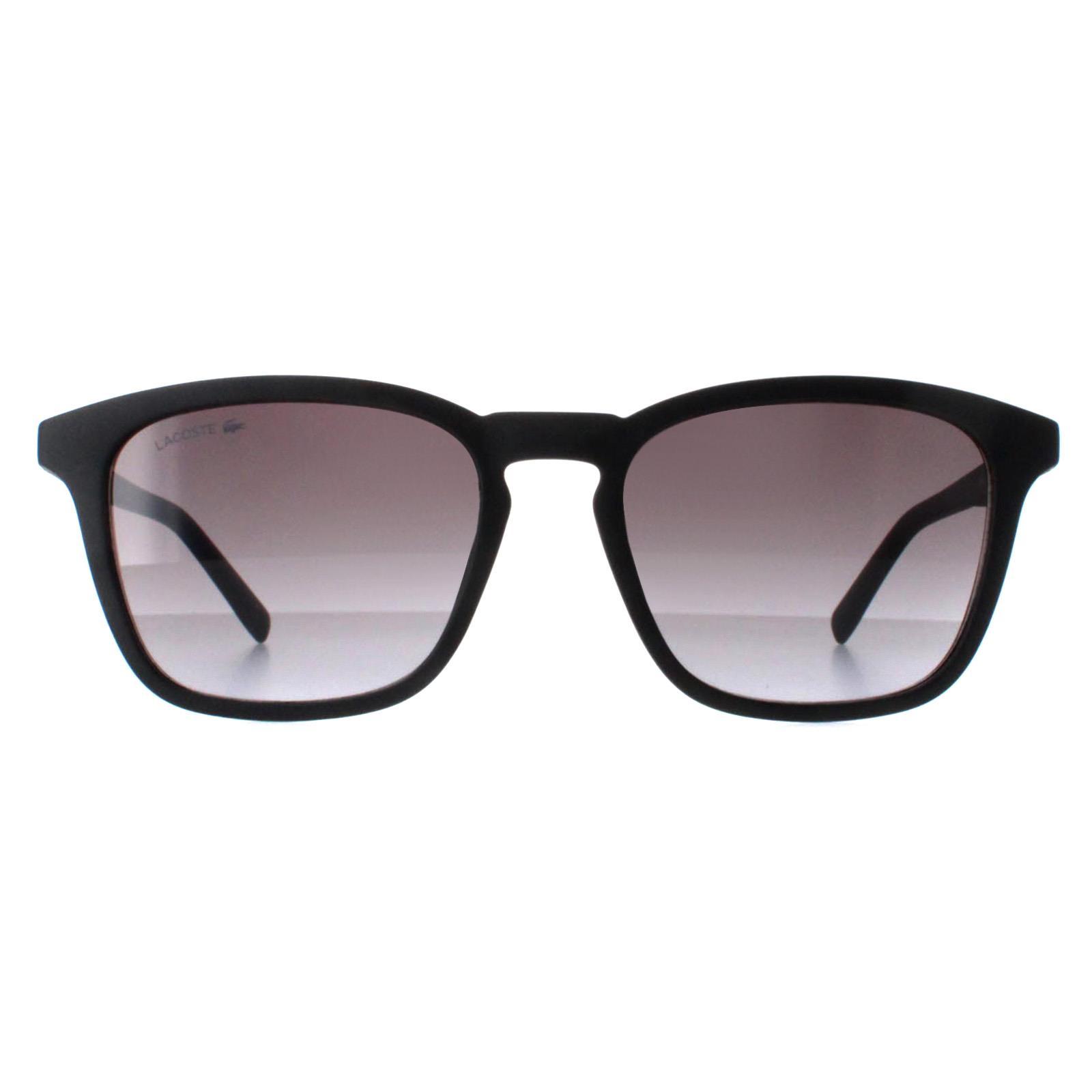Lacoste Square Herren Matt Schwarz Grau Verlauf L947S