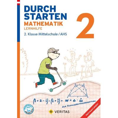 Durchstarten Mathematik 2. Klasse Mittelschule/AHS Lernhilfe, Taschenbuch von Markus Olf, VERITAS Verlags- und Handelsgesellschaft m.b.H.,