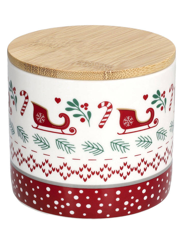 Tognana Vorratsbehälter ''Let it snow'' in Weiß/ Rot - 370 ml - onesize