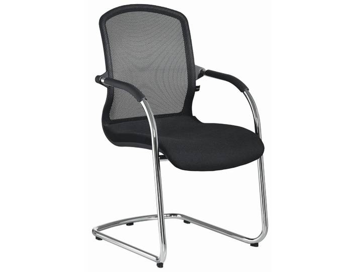 Topstar Armlehnstuhl, Schwarz, Metall, Kunststoff, Kufe, 51x98x50 cm, Lga, Made in Germany, Esszimmer, Stühle, Polsterstühle