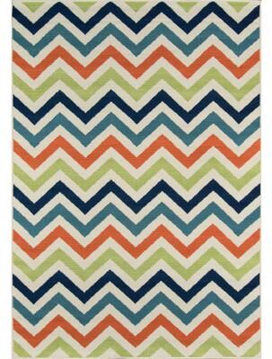 Momeni Baja Chevron Indoor Outdoor Rug.