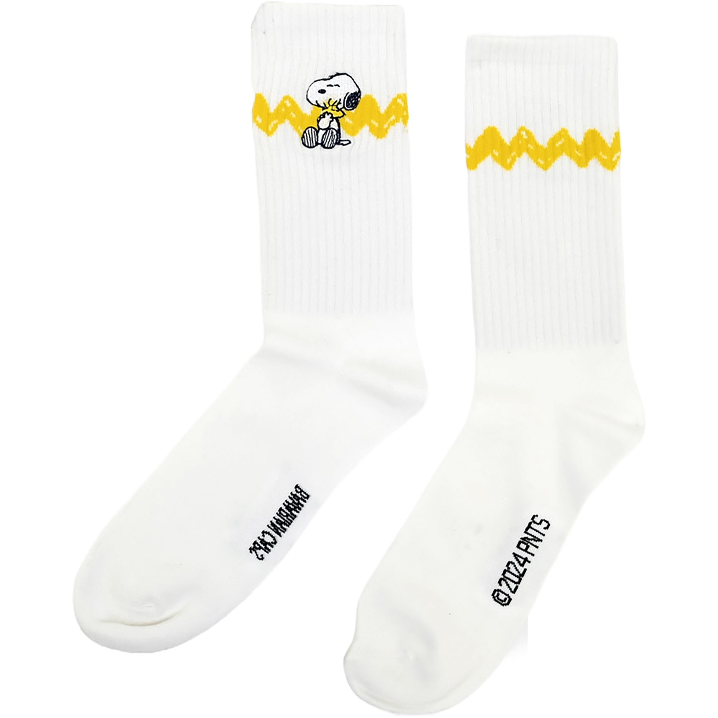 Bavarian Caps Peanuts: Snoopy Freizeitsocken weiss Größe 36 Lifestyle