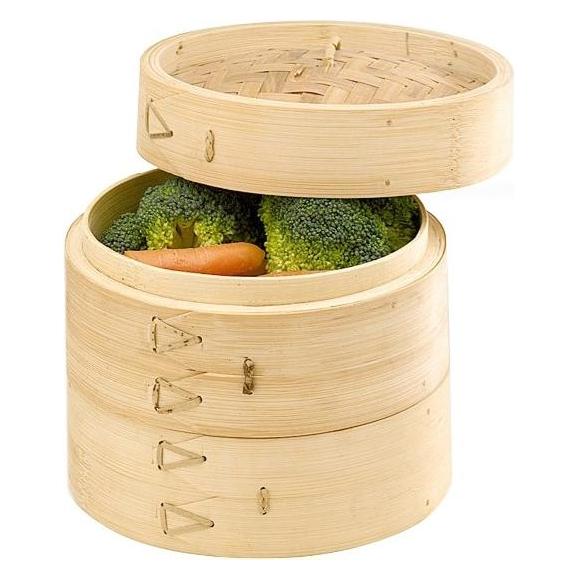 Eva- Kochen und Haushalt Eva Dämpfset Dim Sum Ø 18 cm (18 cm, Pflanzliche Werkstoffe) (23107395)