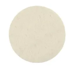 Polierfilz Pad 125x6mm Grip Weiß, 2/Pack