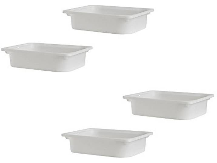 Ikea Trofast Lot de 4 boîtes de rangement Blanc