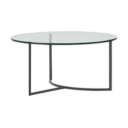 Couchtisch   ¦ transparent/klar ¦ Maße (cm): H: 36  Ø: 70.0