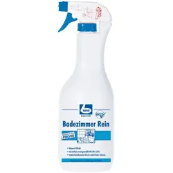Dr. Becher 1563000 Badezimmer Rein gebrauchsfertig 1 L desinfizierend gemäß EN 1276, materialschonend, Abperleffekt