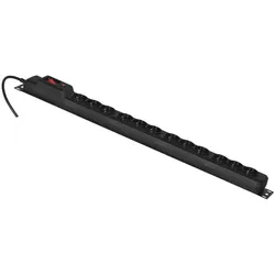 Activejet, Steckdosenleiste, COMBO 12er Steckdosenleiste 5m schwarz (12x, CEE 7/5, 5 m)