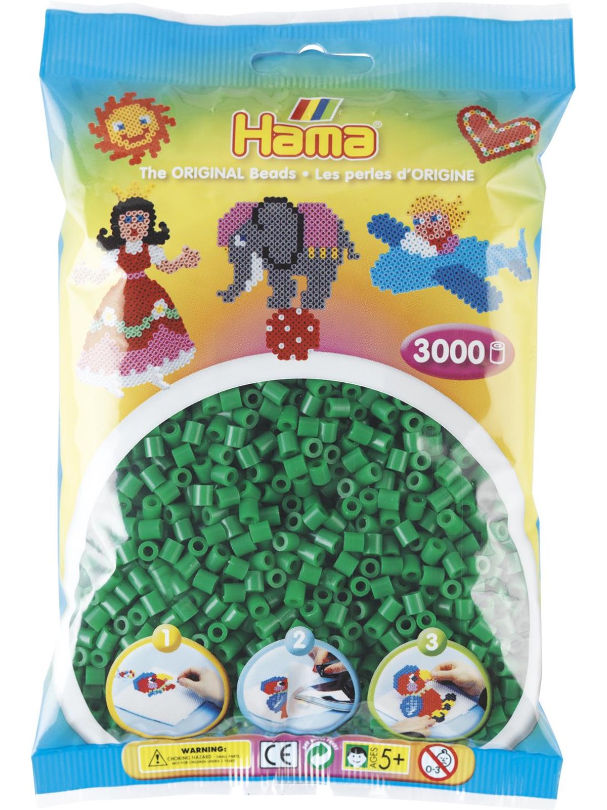 Hama Beads - Forest Green 3000 pcs
