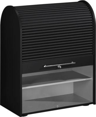 Korpus Universalschrank, ohne Rollladen, B 980/800 x T 450 x H 800/980 mm, schwarz