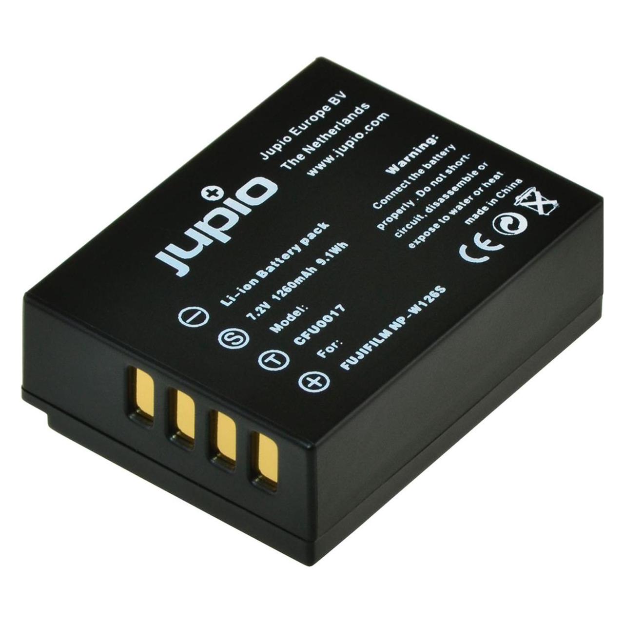 Jupio Dual Ladegerät Set für Fujifilm NP-W126S + 2x Akkus (CFU1001)
