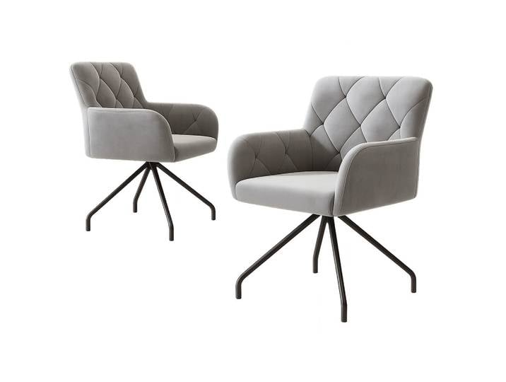 ESSZIMMERSTÜHLE Grey 2er-Set