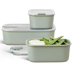 MEPAL Frischhaltedosen-Set »EasyClip« 3 Stück grün, 7 cm