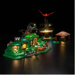BrickBling LED Licht Set für LEGO Der Herr der Ringe: Das Auenland (10354) inkl. Fernbedienung
