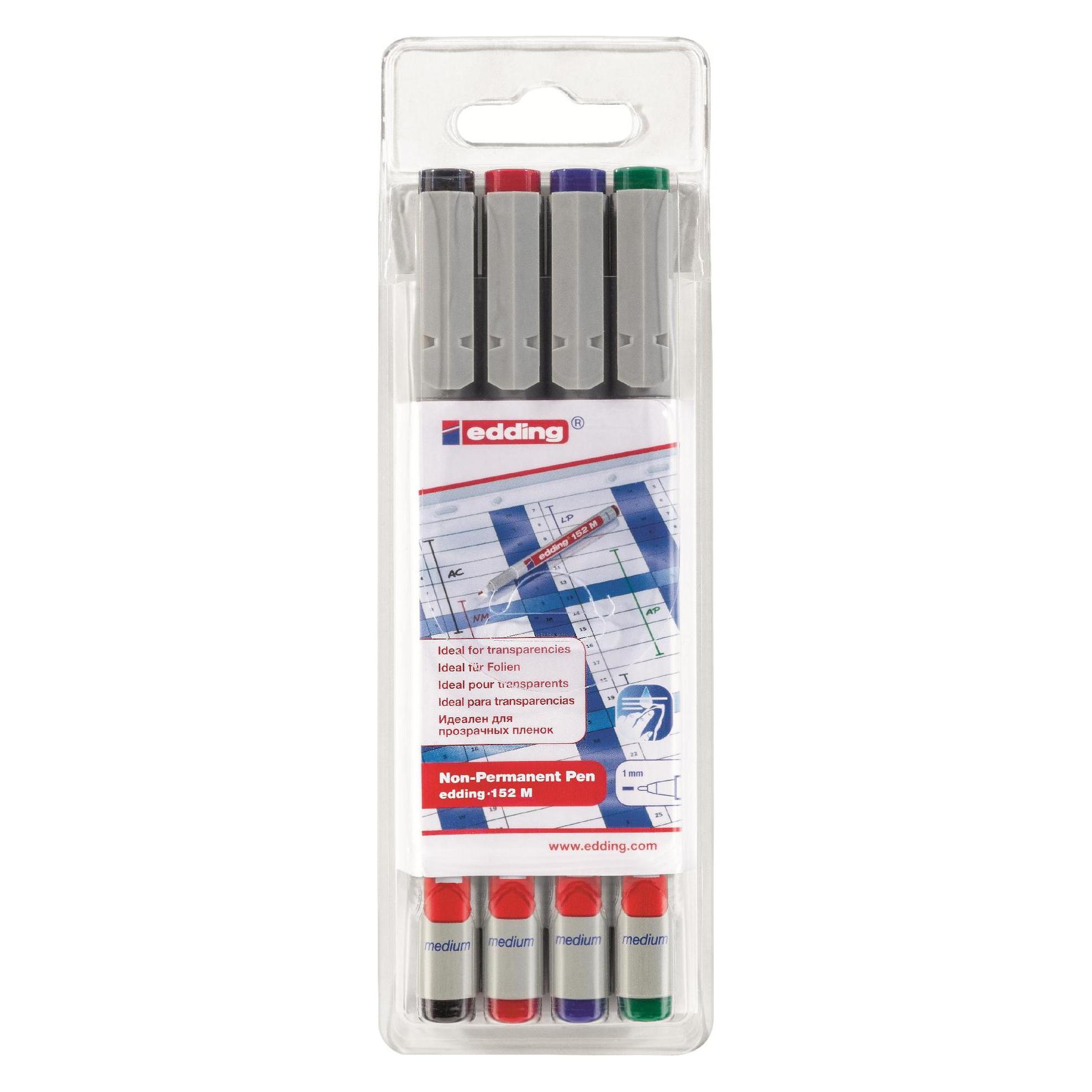 Edding 152 M Set (4x) (616000)