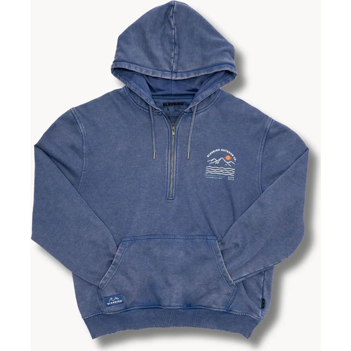 Bleubird Peri Blue Dawn Zipper Hood peri blue X-Large PBLUE-DAWN-ZHOOD-XL